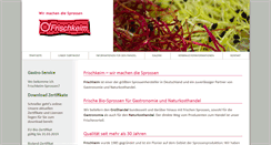 Desktop Screenshot of frischkeim.de